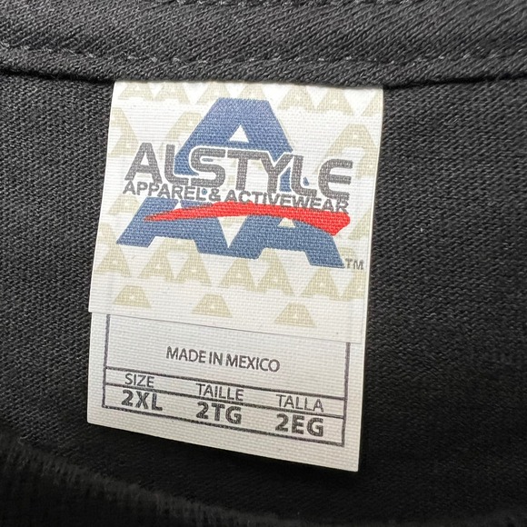 Y2K Pirate Girl Graphic T-Shirt Black‎ "Deceit" 2XL  Tattoo Streetwear Alt Vibes - Picture 2 of 6